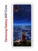 Чехол-накладка Samsung Galaxy A01 Core (593952) Kruche PRINT Ночные Огни