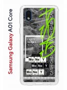Чехол-накладка Samsung Galaxy A01 Core (593952) Kruche PRINT Money Easy