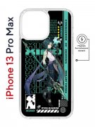 Чехол-накладка Apple iPhone 13 Pro Max (610637) Kruche PRINT Xiao Genshin