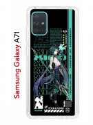 Чехол-накладка Samsung Galaxy A71 Kruche Print Xiao Genshin