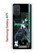 Чехол-накладка Samsung Galaxy A71 Kruche Print Xiao Genshin