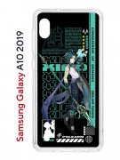 Чехол-накладка Samsung Galaxy A10 2019 Kruche Print Xiao Genshin