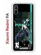 Чехол-накладка Xiaomi Redmi 9A Kruche Print Xiao Genshin