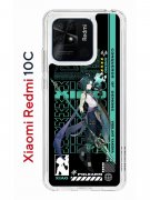 Чехол-накладка Xiaomi Redmi 10C Kruche Print Xiao Genshin