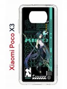 Чехол-накладка Xiaomi Poco X3/Poco X3 Pro Kruche Print Xiao Genshin