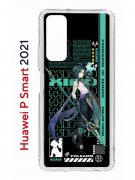 Чехол-накладка Huawei P Smart 2021 Kruche Print Xiao Genshin
