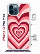 Чехол-накладка Apple iPhone 12 Pro Max (598924) Kruche PRINT Сердце