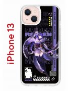 Чехол-накладка iPhone 13 Kruche Print Raiden Genshin