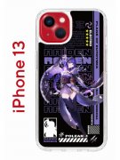 Чехол-накладка iPhone 13 Kruche Print Raiden Genshin