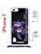 Чехол-накладка Apple iPhone 7 (598922) Kruche PRINT Raiden Genshin