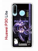Чехол-накладка Huawei P30 Lite/Honor 20S/Honor 20 Lite/Nova 4e Kruche Print Raiden Genshin