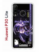Чехол-накладка Huawei P30 Lite/Honor 20S/Honor 20 Lite/Nova 4e Kruche Print Raiden Genshin