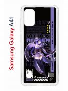 Чехол-накладка Samsung Galaxy A41 Kruche Print Raiden Genshin