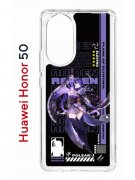 Чехол-накладка Huawei Honor 50/Nova 9 Kruche Print Raiden Genshin