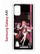 Чехол-накладка Samsung Galaxy A41 (587678) Kruche PRINT Yae Miko Genshin