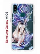 Чехол-накладка Samsung Galaxy A10S Kruche Print Грация