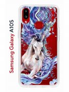 Чехол-накладка Samsung Galaxy A10S Kruche Print Грация