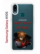 Чехол-накладка Samsung Galaxy A10S Kruche Print Не бери мой телефон