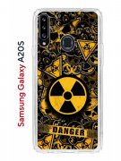 Чехол-накладка Samsung Galaxy A20S Kruche Print Danger