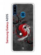 Чехол-накладка Samsung Galaxy A20S Kruche Print Гармония