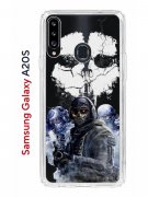 Чехол-накладка Samsung Galaxy A20S (588937) Kruche PRINT Call of Duty