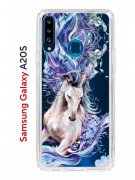 Чехол-накладка Samsung Galaxy A20S (588937) Kruche PRINT Грация