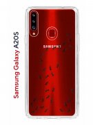 Чехол-накладка Samsung Galaxy A20S (588937) Kruche PRINT Муравьи