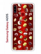 Чехол-накладка Samsung Galaxy A20S (588937) Kruche PRINT Cake