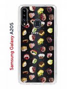 Чехол-накладка Samsung Galaxy A20S (588937) Kruche PRINT Cake