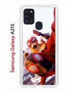 Чехол-накладка Samsung Galaxy A21S (587676) Kruche PRINT Человек паук