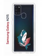 Чехол-накладка Samsung Galaxy A21S (587676) Kruche PRINT Акула