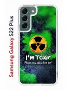 Чехол-накладка Samsung Galaxy S22 Plus (610634) Kruche PRINT Toxic