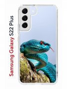 Чехол-накладка Samsung Galaxy S22 Plus (610634) Kruche PRINT Змея