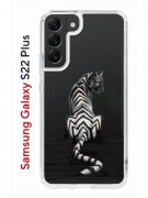 Чехол-накладка Samsung Galaxy S22 Plus Kruche Print Tiger