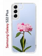 Чехол-накладка Samsung Galaxy S22 Plus Kruche Print Пион