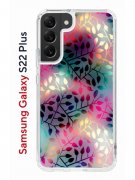 Чехол-накладка Samsung Galaxy S22 Plus Kruche Print Цветные листья