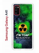 Чехол-накладка Samsung Galaxy A41 (587678) Kruche PRINT Toxic