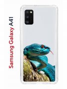 Чехол-накладка Samsung Galaxy A41 Kruche Print Змея