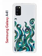Чехол-накладка Samsung Galaxy A41 (587678) Kruche PRINT Щупальца