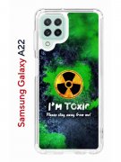 Чехол-накладка Samsung Galaxy A22/M22/M32 Kruche Print Toxic