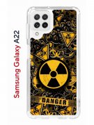 Чехол-накладка Samsung Galaxy A22/M22/M32 Kruche Print Danger