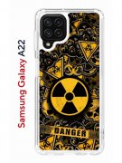 Чехол-накладка Samsung Galaxy A22/M22/M32 Kruche Print Danger