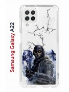 Чехол-накладка Samsung Galaxy A22/M22/M32 Kruche Print Call of Duty