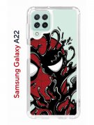 Чехол-накладка Samsung Galaxy A22/M22/M32 Kruche Print Spider-Man-Venom