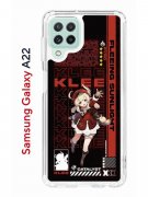 Чехол-накладка Samsung Galaxy A22/M22/M32 Kruche Print Klee Genshin