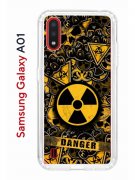Чехол-накладка Samsung Galaxy A01/A015 Kruche Print Danger