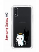 Чехол-накладка Samsung Galaxy A01/A015 Kruche Print Angel Demon