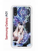 Чехол-накладка Samsung Galaxy A01/A015 Kruche Print Грация