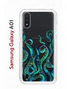 Чехол-накладка Samsung Galaxy A01/A015 (583858) Kruche PRINT Щупальца