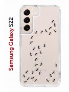 Чехол-накладка Samsung Galaxy S22 Kruche Print Муравьи